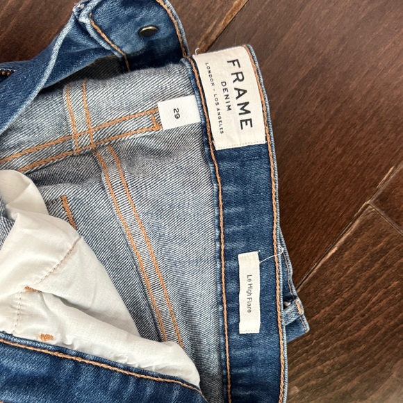 Frame Denim Women's Classic Blue Flare Leg Jeans - Picture 2 of 4